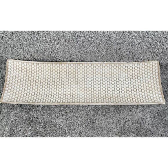 Broyhill 1905 White Rectangular Decorative Serving Tray 70"x23.7" Home Decor - Picture 4 of 8